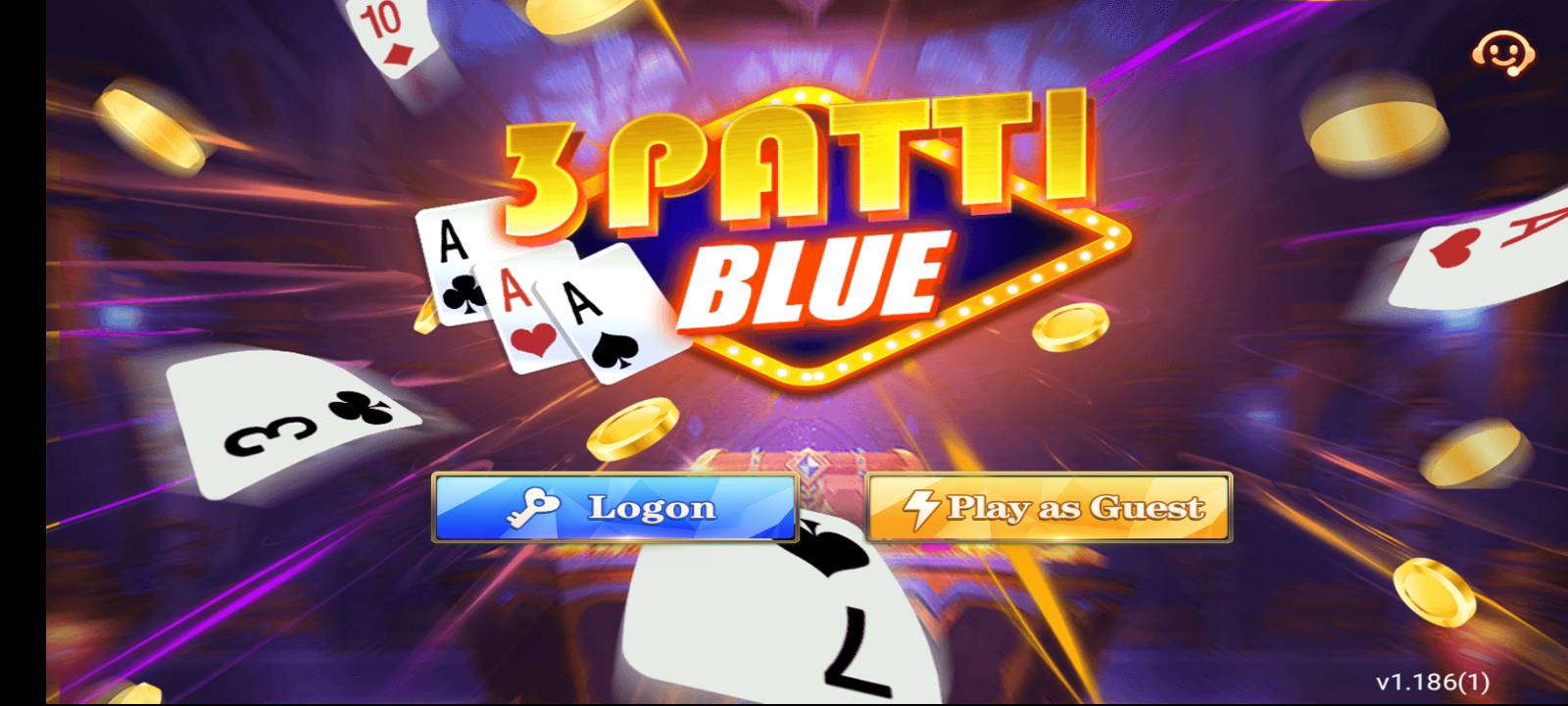 3 Patti Blue Game Official APK Free Download for Android